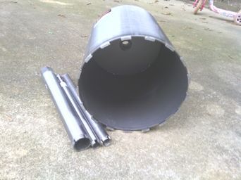 Silver Series 12" concrete core bore bit Silver Series. 12" concrete core drill bit