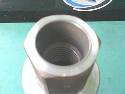 heavy style hub for 4" core bit. heavy construction, thick core bit hub