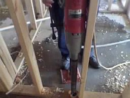 Boone core drill project near Hardin St.