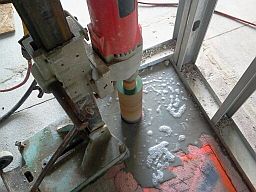 greensboro core drill project near Hanes Mall
