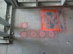 Winston-Salem core drill project near Hanes Mall