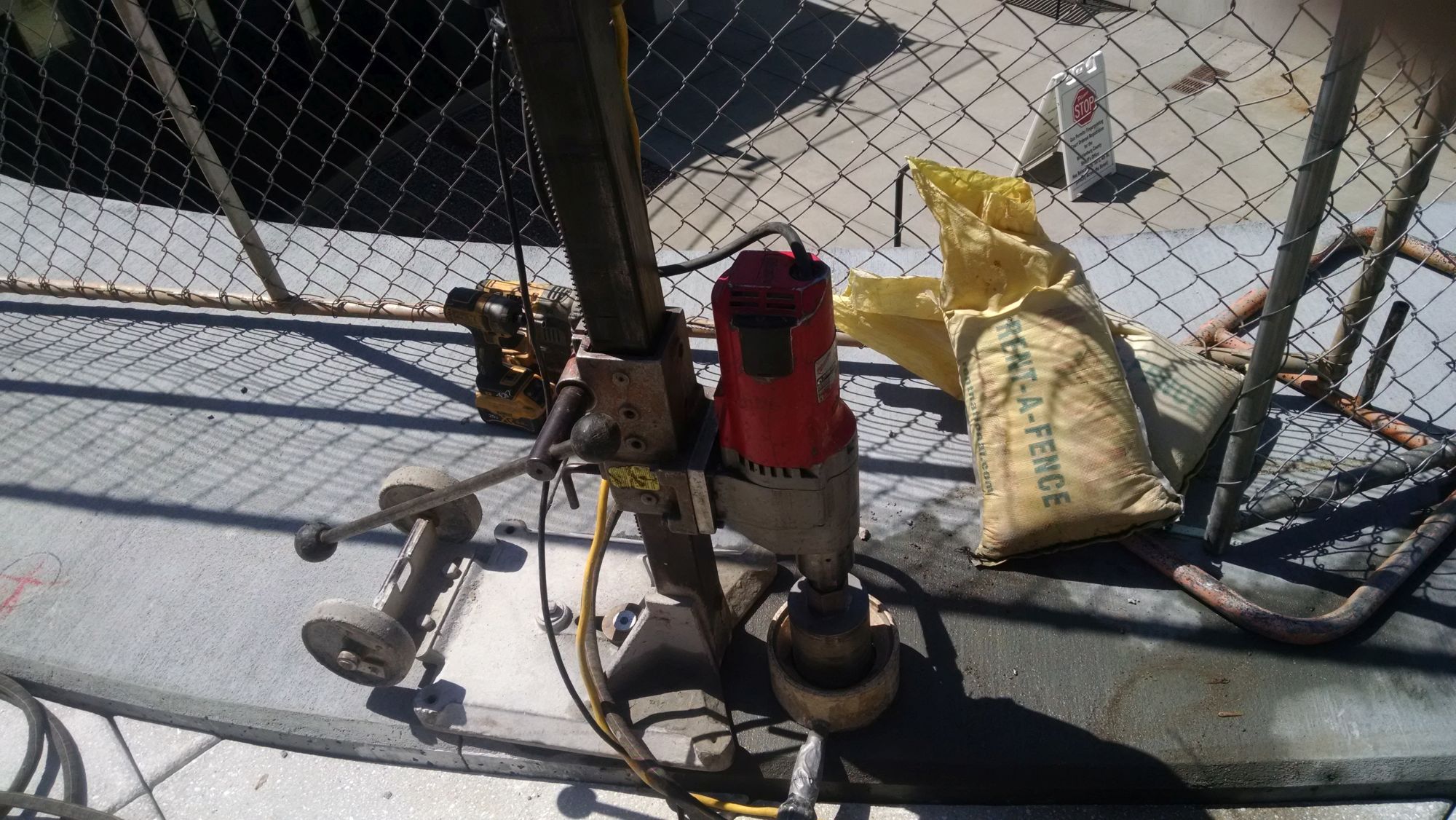 How to Sharpen a concrete core drill bit.